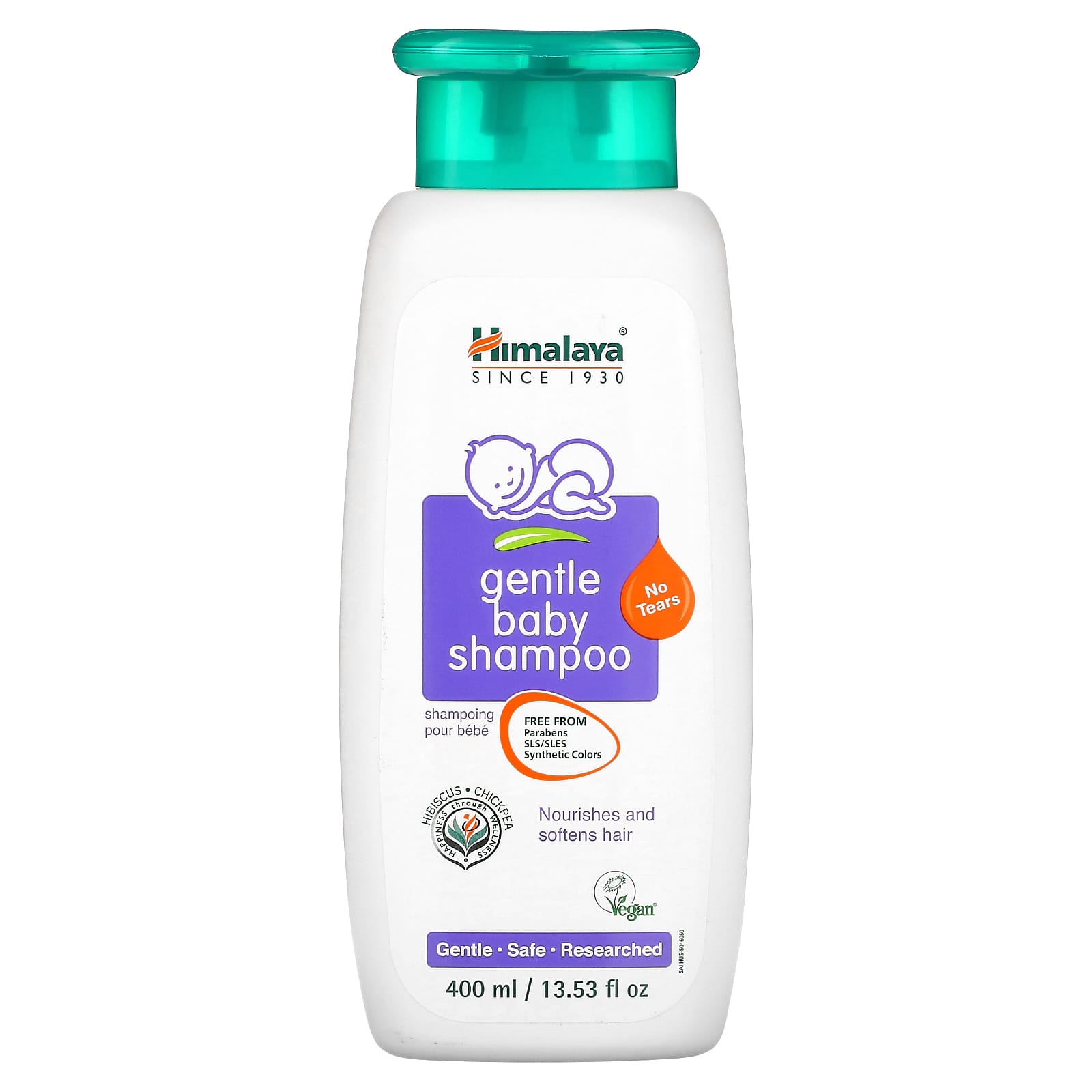 Himalaya-Gentle Baby Shampoo-Hibiscus and Chickpea-13.53 fl oz (400 ml)