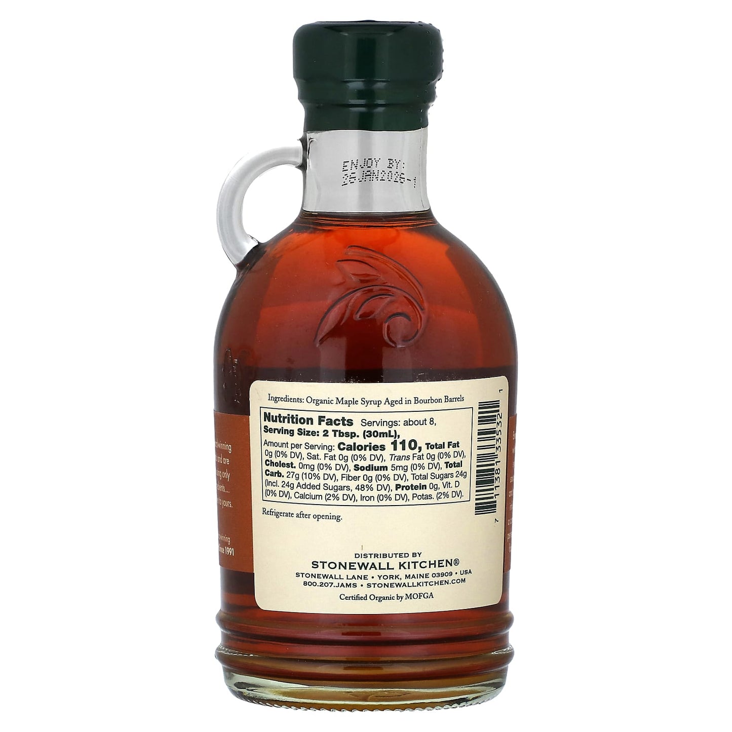 Stonewall Kitchen, Organic Bourbon Barrel-Aged Maple Syrup, 8.5 fl oz (250 ml)