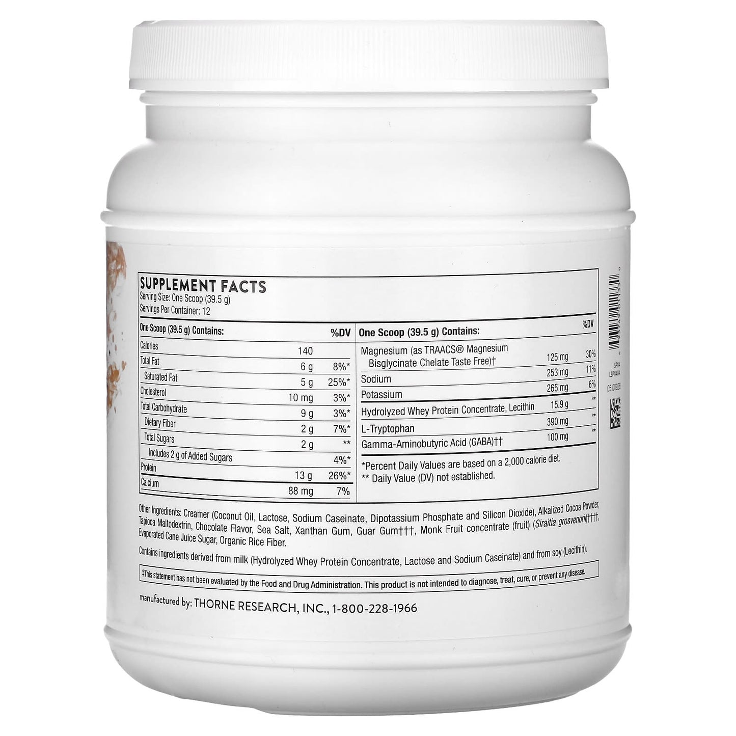 Thorne, RecoveryPro, Chocolate, 16.7 oz (474 g)