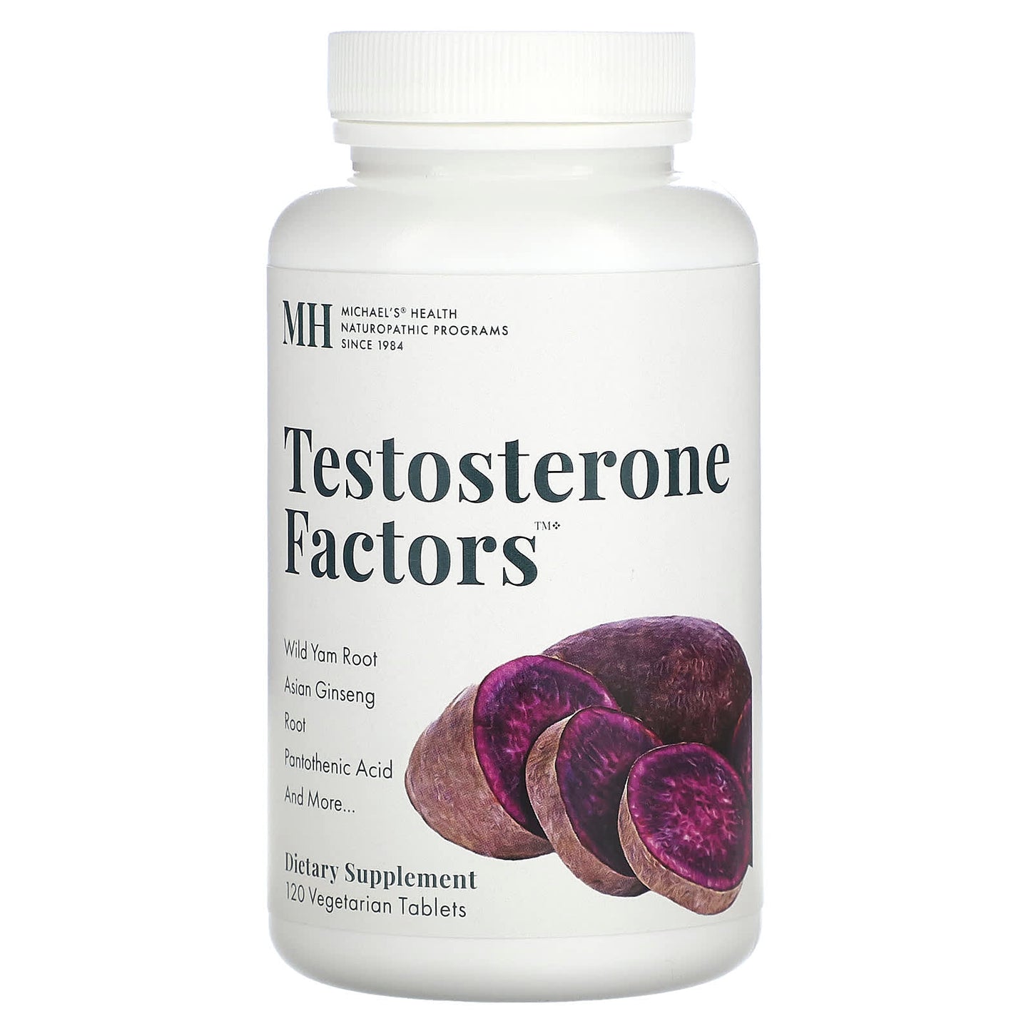 Michael's Naturopathic-Testosterone Factors-120 Vegetarian Tablets