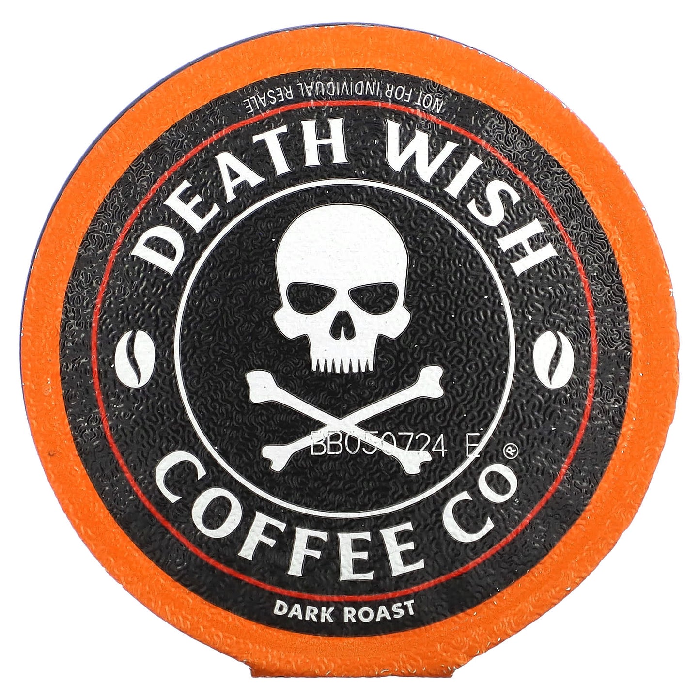 Death Wish Coffee, The World's Strongest Coffee, Dark Roast, 10 Single Serve Coffee Pods, 0.44 oz (12.5 g) Each