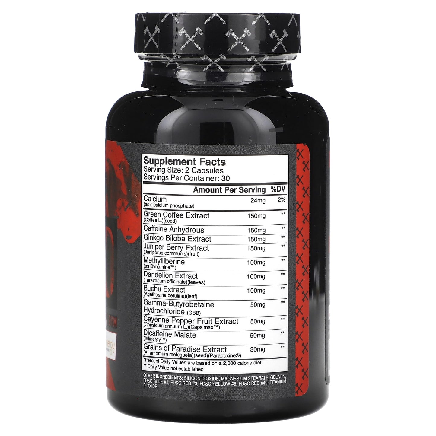 Axe & Sledge Supplements, Fyred, Extreme Fat Burner, 60 Capsules