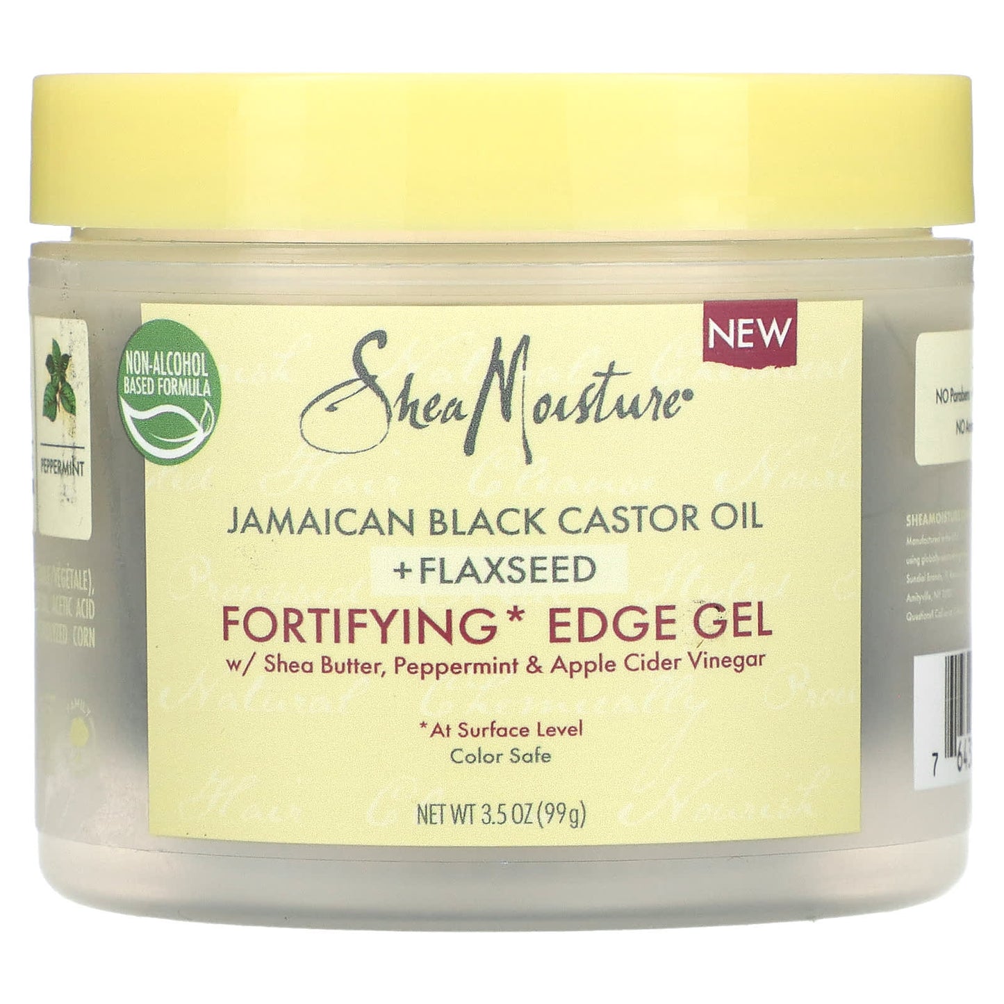 SheaMoisture-Jamaican Black Castor Oil + Flaxseed-Fortifying Edge Gel-3.5 oz (99 g)