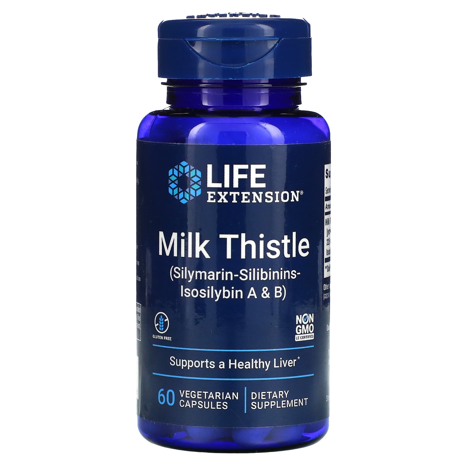 Life Extension-Milk Thistle- 60 Vegetarian Capsules