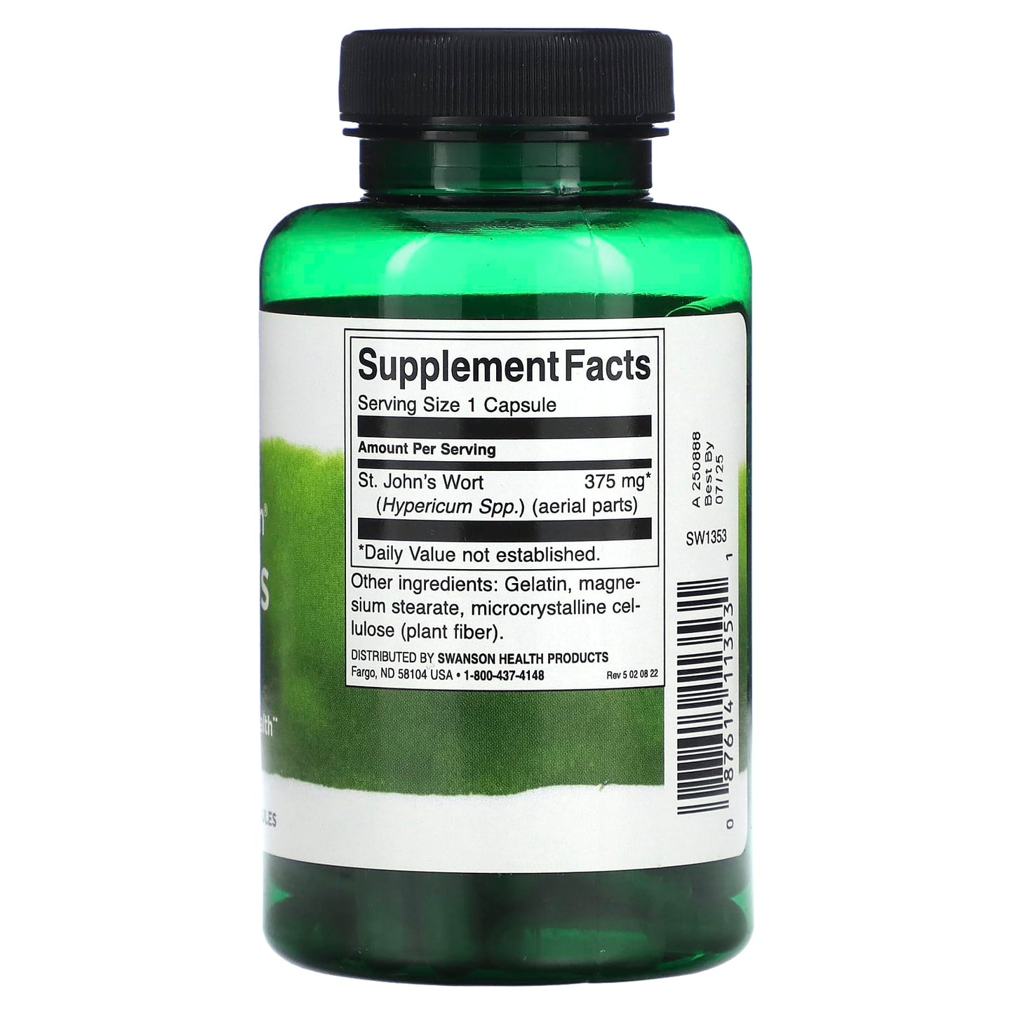 Swanson, Full Spectrum St. John's Wort, 375 mg , 120 Capsules