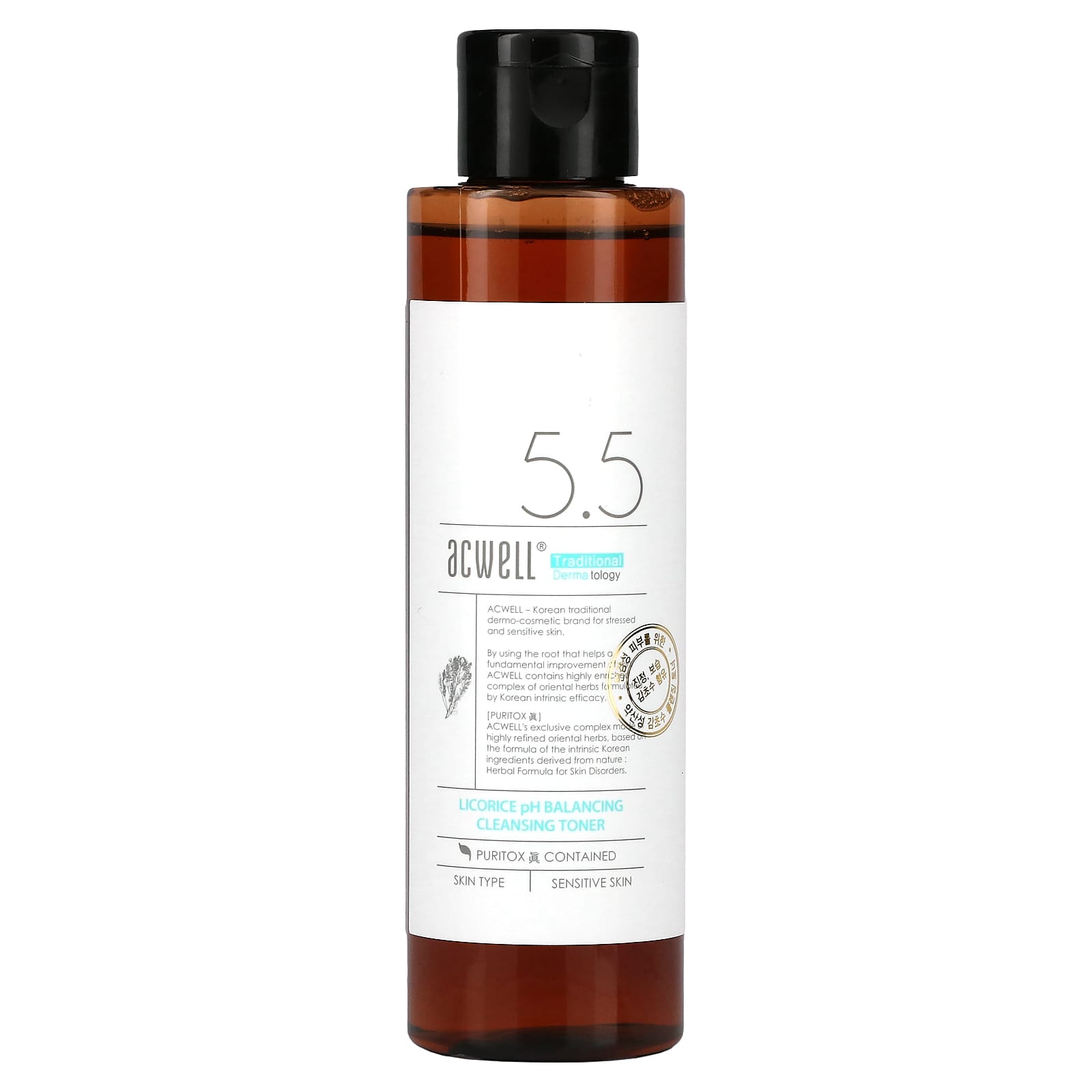 Acwell-5.5 Licorice pH Balancing Cleansing Toner-150 ml