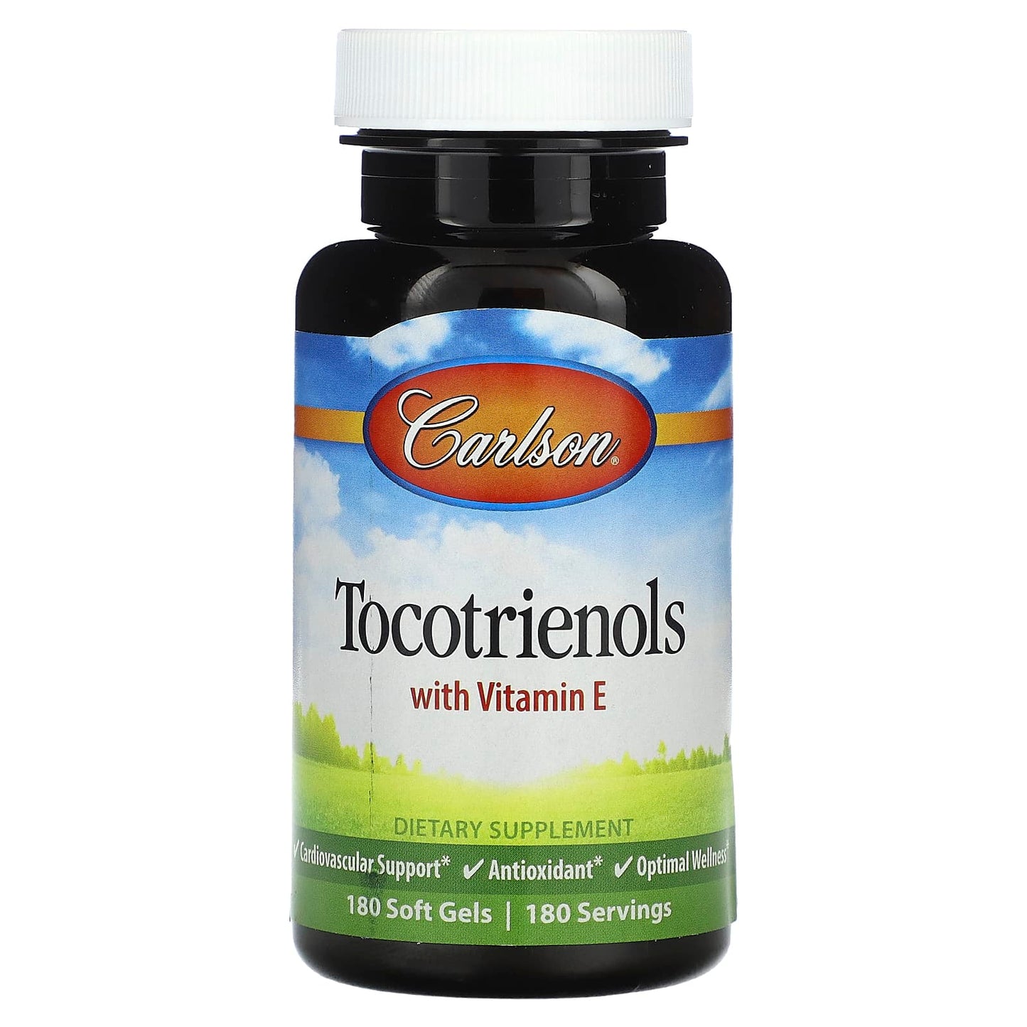 Carlson-Tocotrienols with Vitamin E-180 Soft Gels