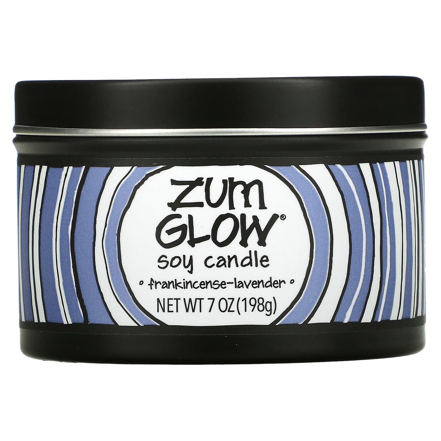 ZUM-Glow-Soy Candle-Frankincense & Lavender-7 oz (198 g)