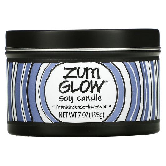 ZUM-Glow-Soy Candle-Frankincense & Lavender-7 oz (198 g)