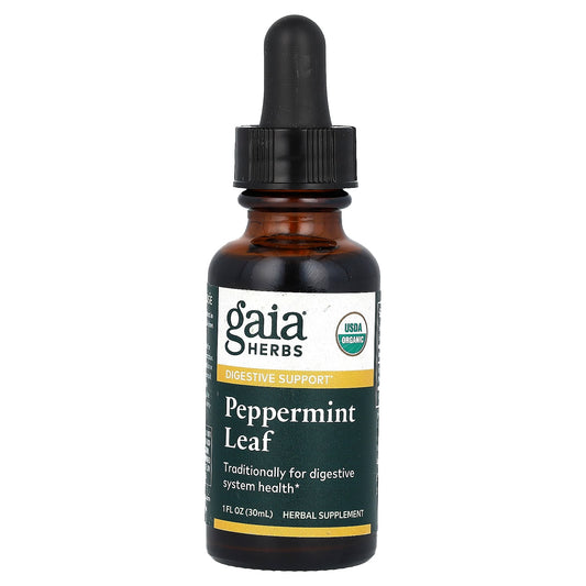 Gaia Herbs-Peppermint Leaf-1 fl oz (30 ml)