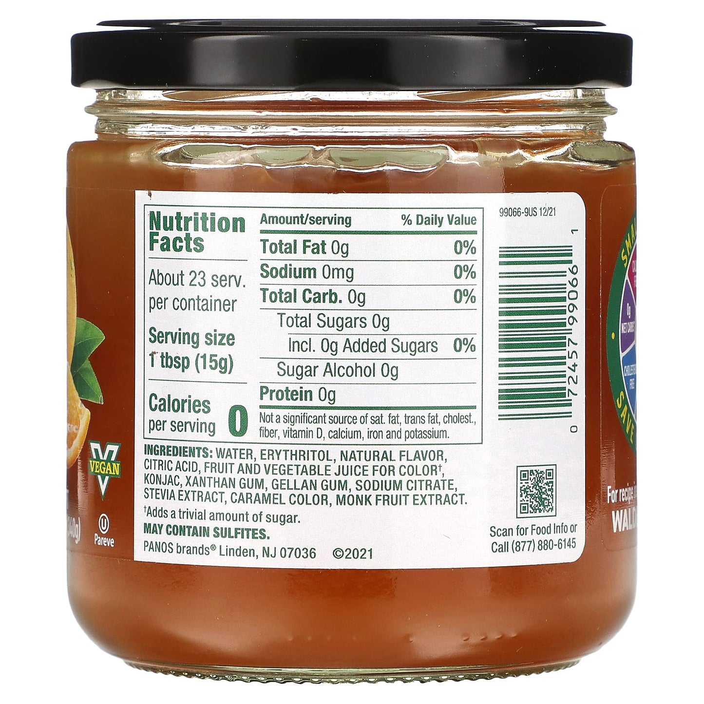 Walden Farms, Marmalade Fruit Spread, Orange, 12 oz (340 g)