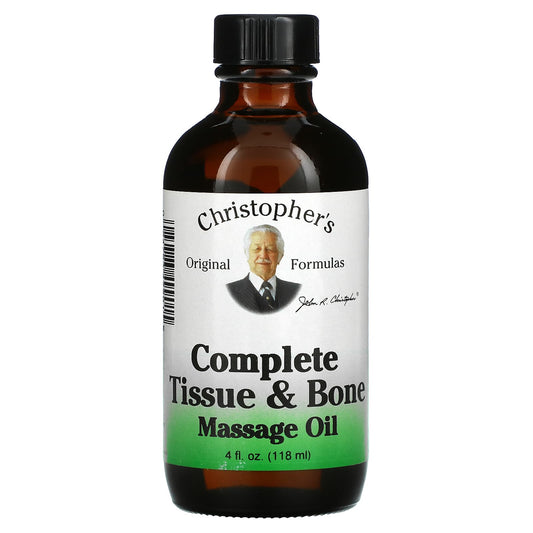 Christopher's Original Formulas-Complete Tissue & Bone Massage Oil-4 fl oz (118 ml)