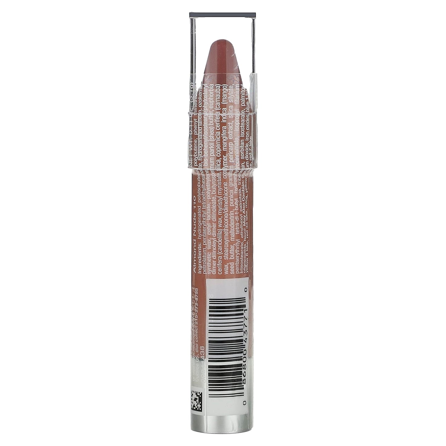 Neutrogena, MoistureSmooth Color Stick, Almond Nude 110, 0.11 oz (3.1 g)