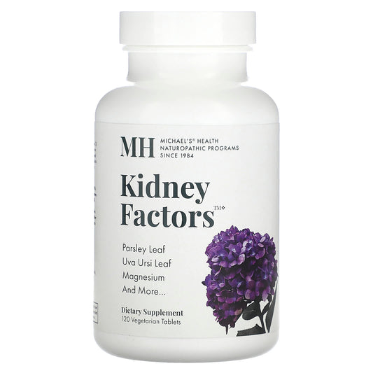 Michael's Naturopathic-Kidney Factors-120 Vegetarian Tablets