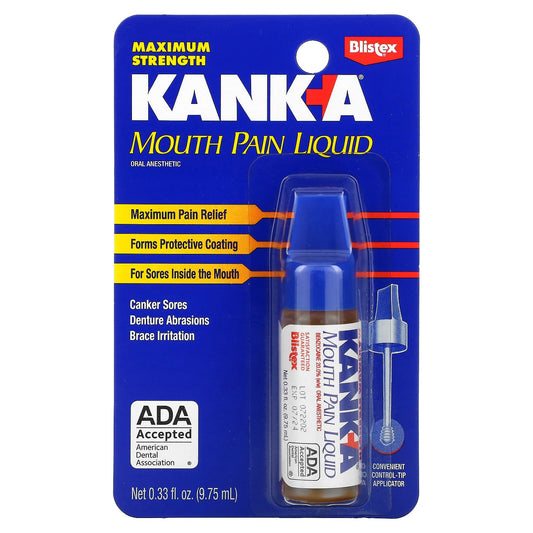 Blistex-Kank-A-Mouth Pain Liquid-0.33 fl oz (9.75 ml)