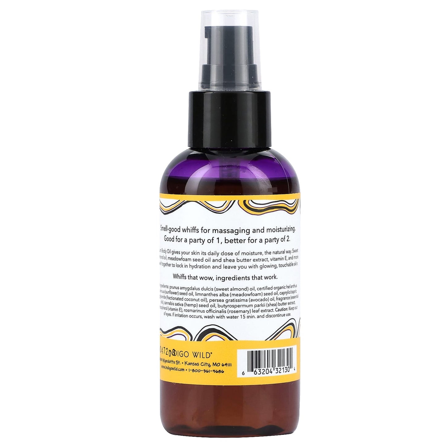 ZUM, Zum Body Oil, Lavender-Lemon, 4 fl oz (118 ml)