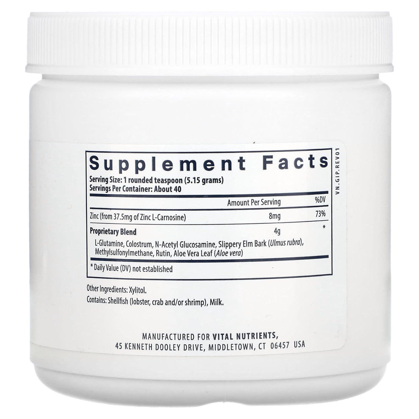 Vital Nutrients, GI Repair Powder, 7.26 oz (206 g)