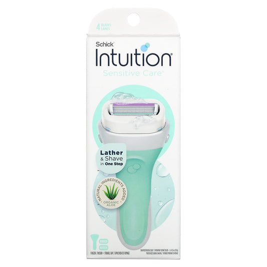 Schick-Intuition-Sensitive Care-Organic Aloe-1 Razor-2 Cartridges