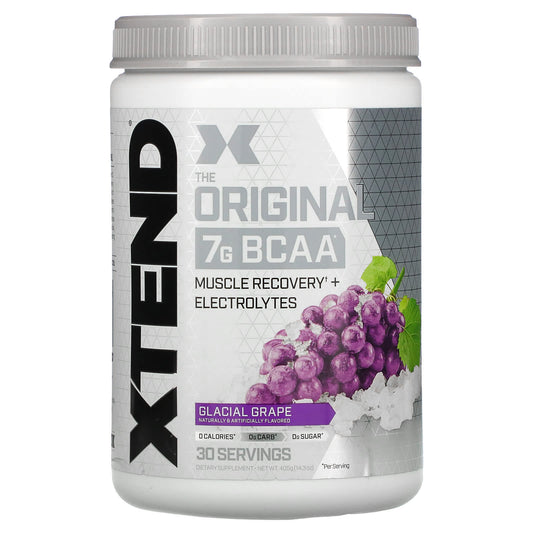 Xtend-The Original 7G BCAA-Glacial Grape-14.3 oz (405 g)