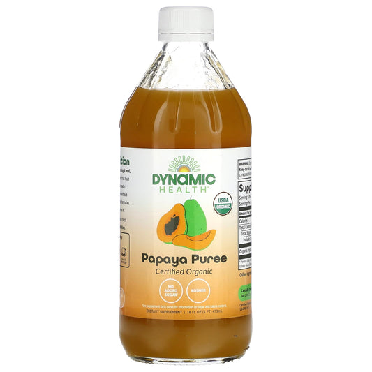 Dynamic Health-Papaya Puree-16 fl oz (473 ml)