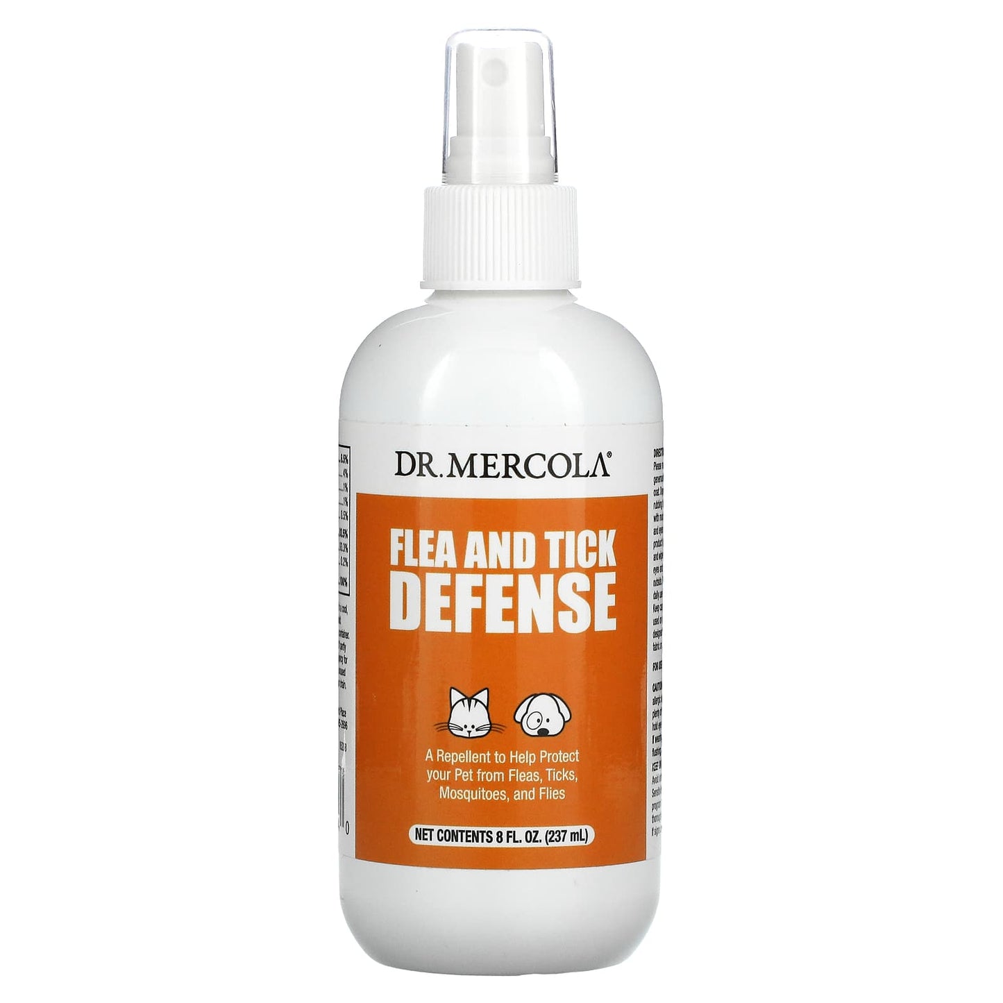 Dr. Mercola-Flea and Tick Defense-For Dogs and Cats-8 oz (237 ml)