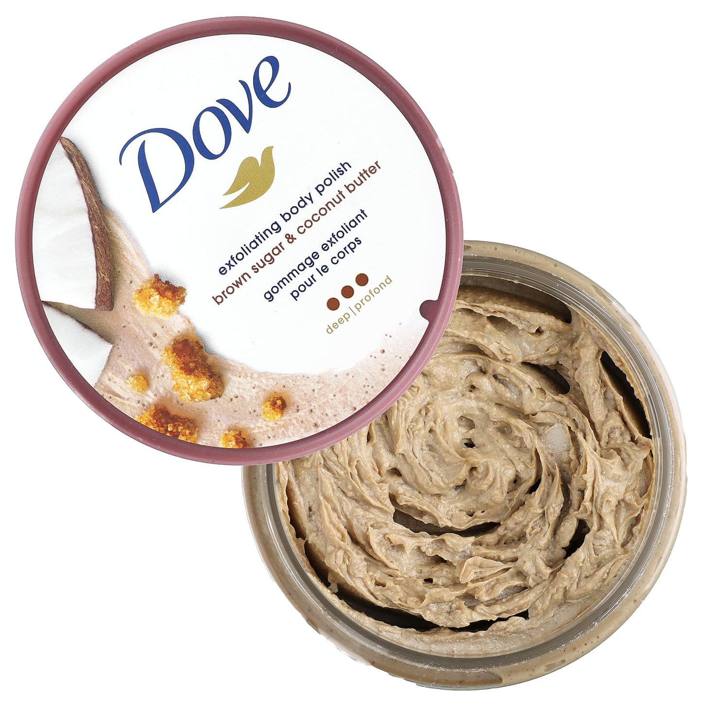 Dove, Exfoliating Body Polish, Brown Sugar & Coconut Butter, 10.5 oz (298 g)