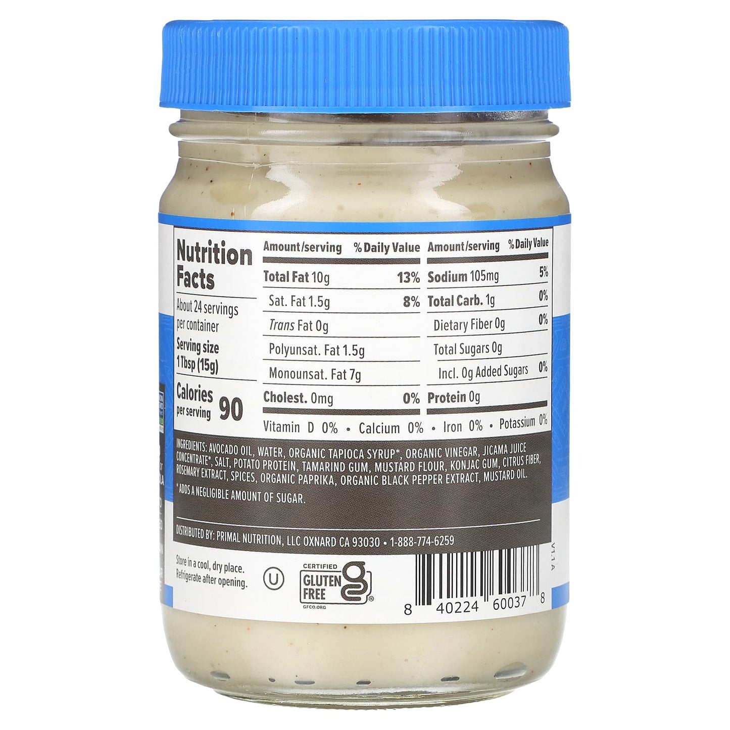 Primal Kitchen, Whip Dressing & Spread, 12 fl oz (355 ml)