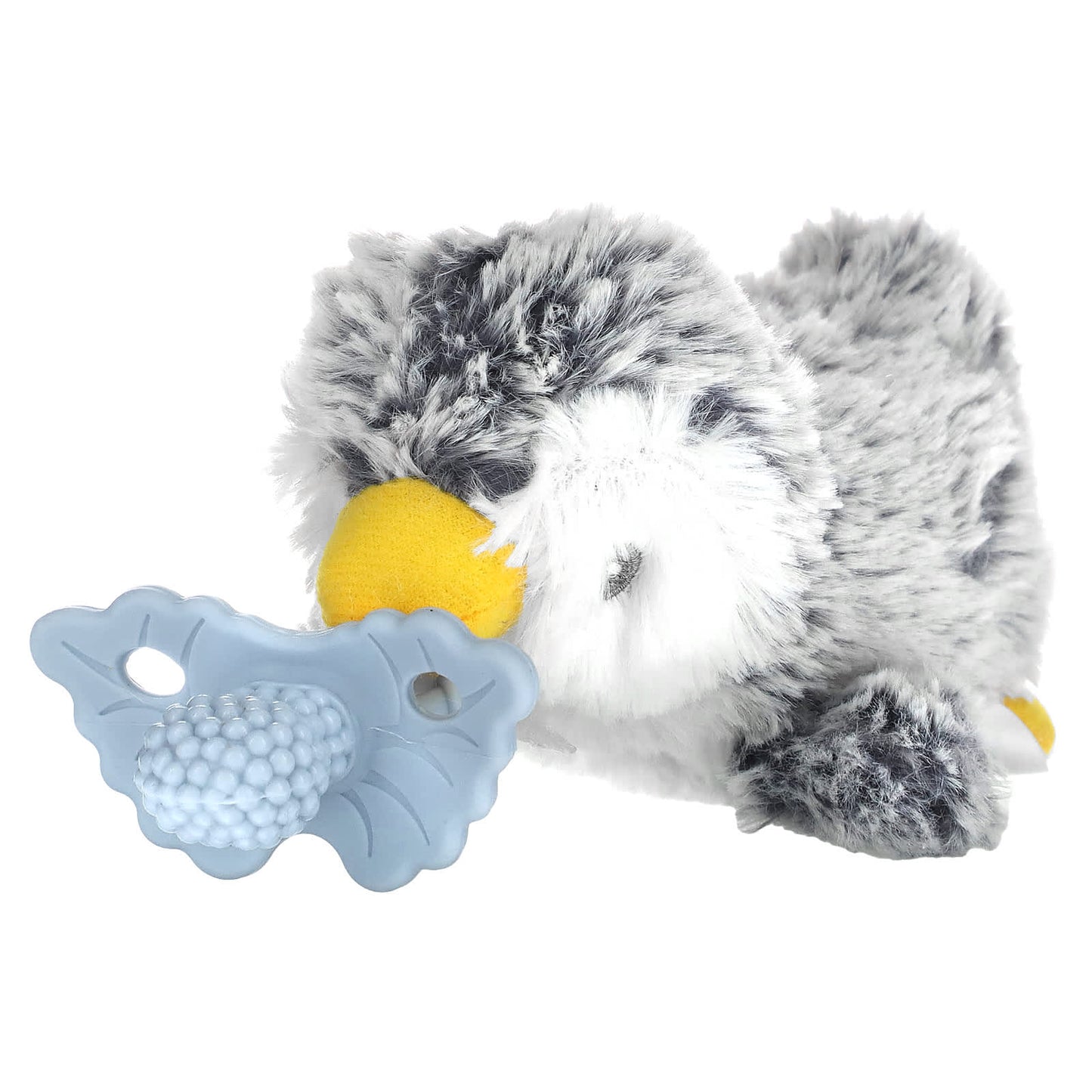 RaZbaby, RaZ-Buddy, Teether Holder, Detachable Teether, 0 Months+, Penguin, 1 Count