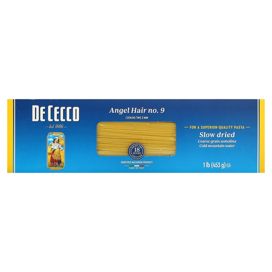 De Cecco-Angel Hair-No 9-1 lb (453 g)