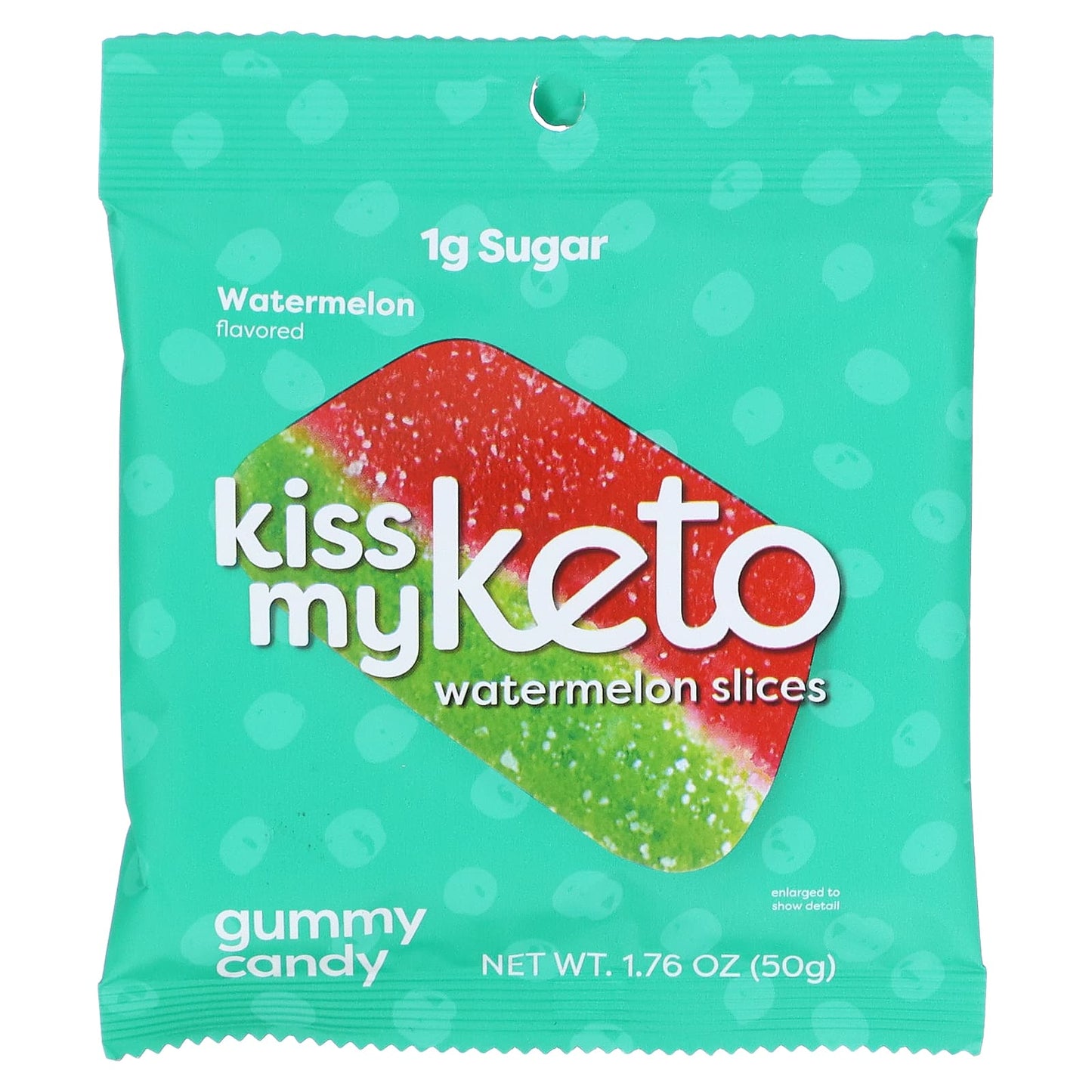 Kiss My Keto, Gummy Candy, Watermelon Slices, 6 Bags, 1.76 oz (50 g) Each