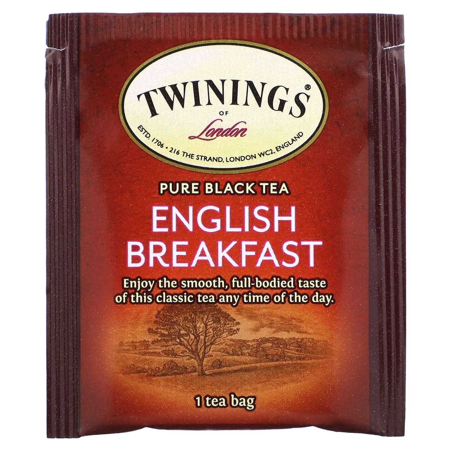 Twinings, Pure Black Tea, English Breakfast, 100 Tea Bags, 7.05 oz (200 g)