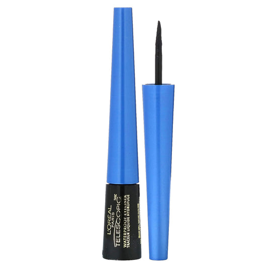 L'Oréal-Telescopic-Control Tip Liquid Eyeliner-Waterproof-800 Black-0.06 fl oz (2 ml)