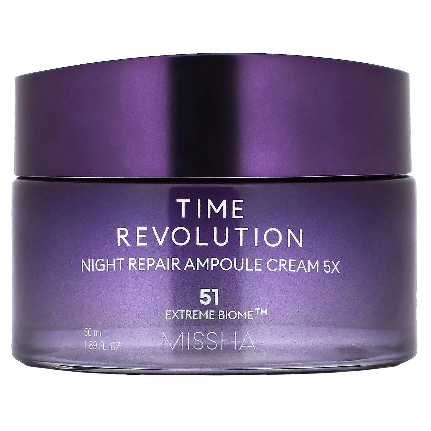 Missha-Time Revolution-Night Repair Ampoule Cream 5x-1.69 fl oz (50 ml)