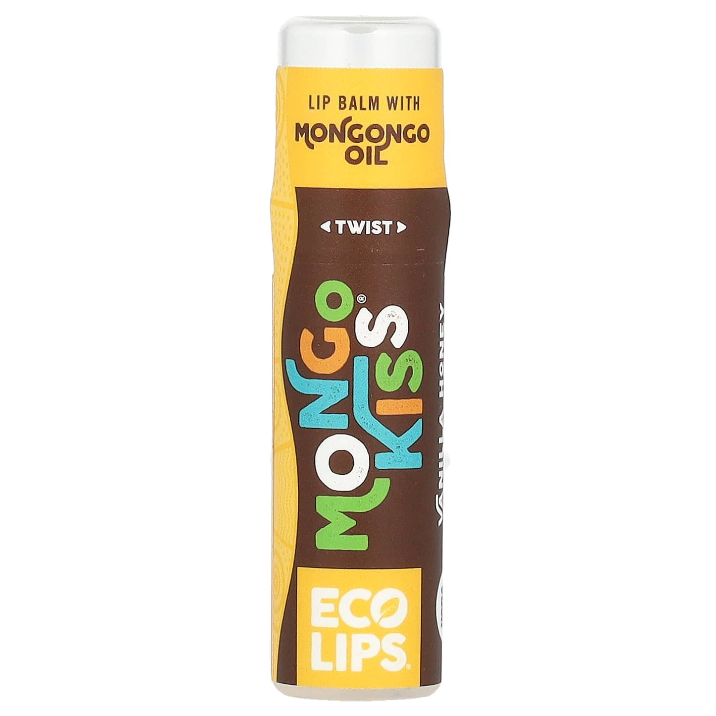 Eco Lips-Mongo Kiss-Lip Balm-Vanilla Honey-0.25 oz (7 g)