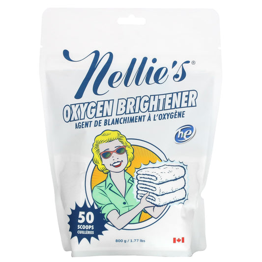 Nellie's-Oxygen Brightener-50 Scoops-1.77 lbs (800 g)