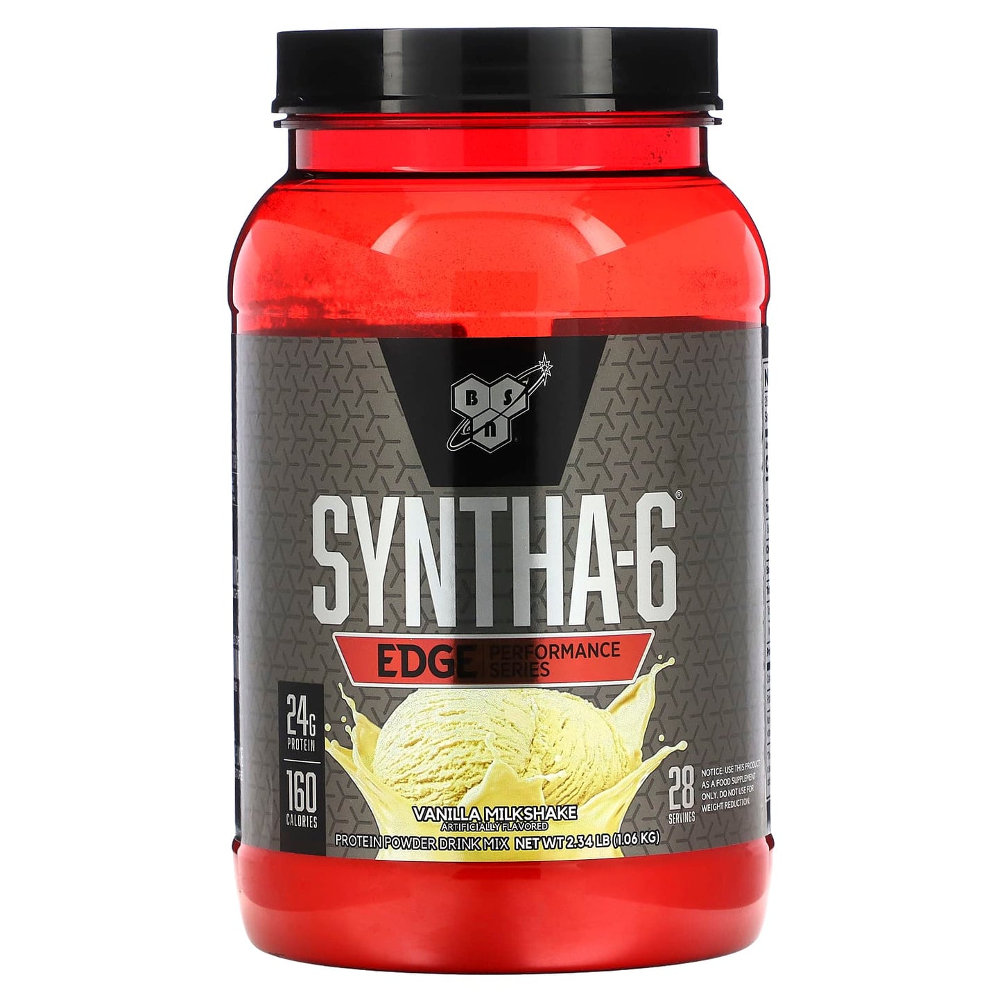 BSN-Syntha-6 Edge-Protein Powder Mix-Vanilla Milkshake-2.34 lb (1.06 kg)