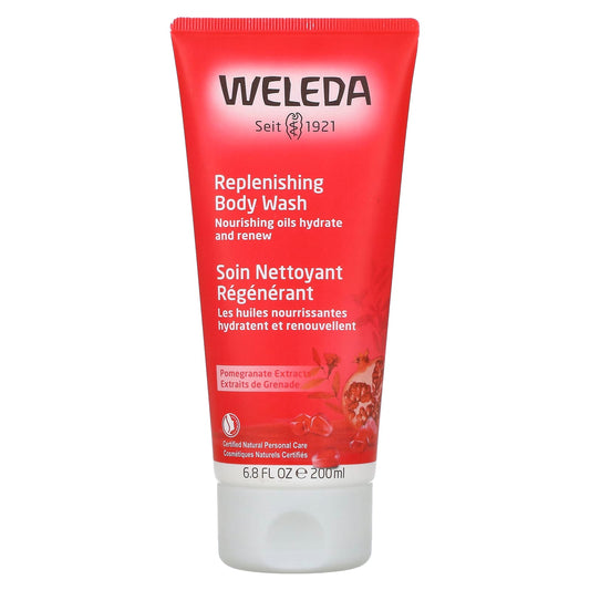 Weleda-Replenishing Body Wash-Pomegranate Extracts-6.8 fl oz (200 ml)