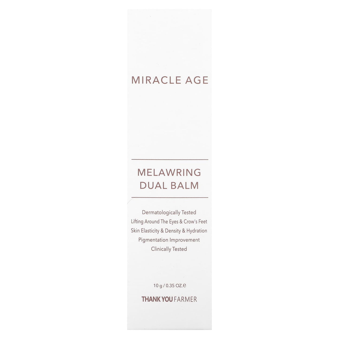 Thank You Farmer, Miracle Age, Melawring Dual Balm, 0.35 oz (10 g)