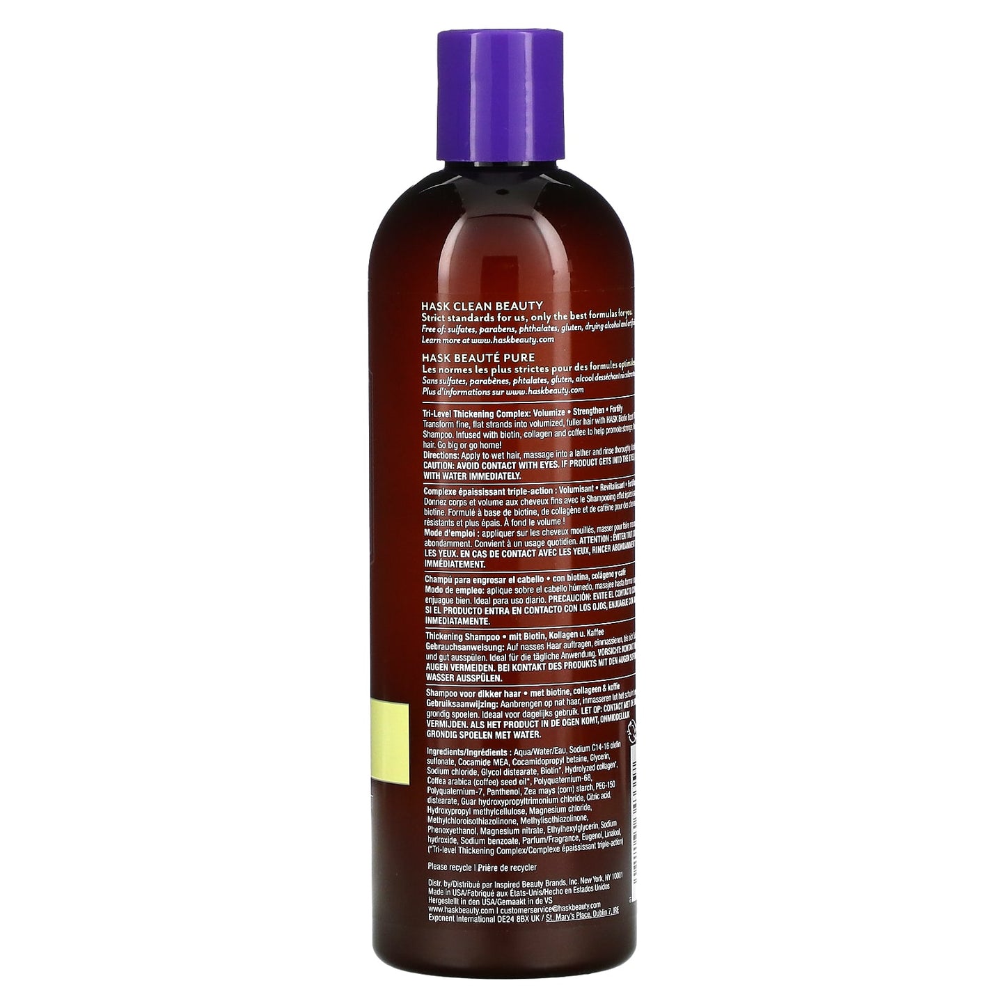 Hask Beauty, Biotin Boost, Thickening Shampoo, 12 fl oz (355 ml)