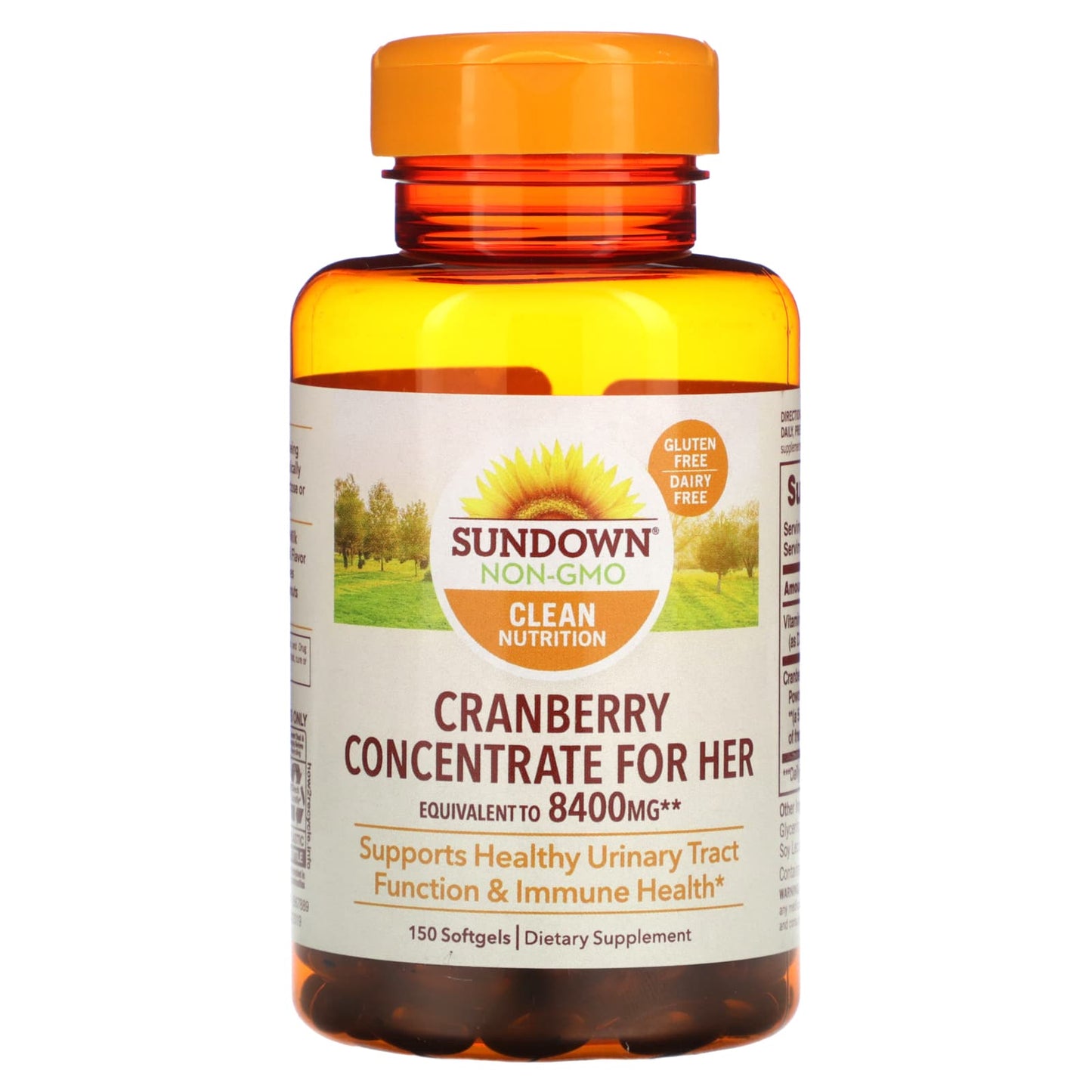 Sundown Naturals-Cranberry Concentrate For Her-150 Softgels