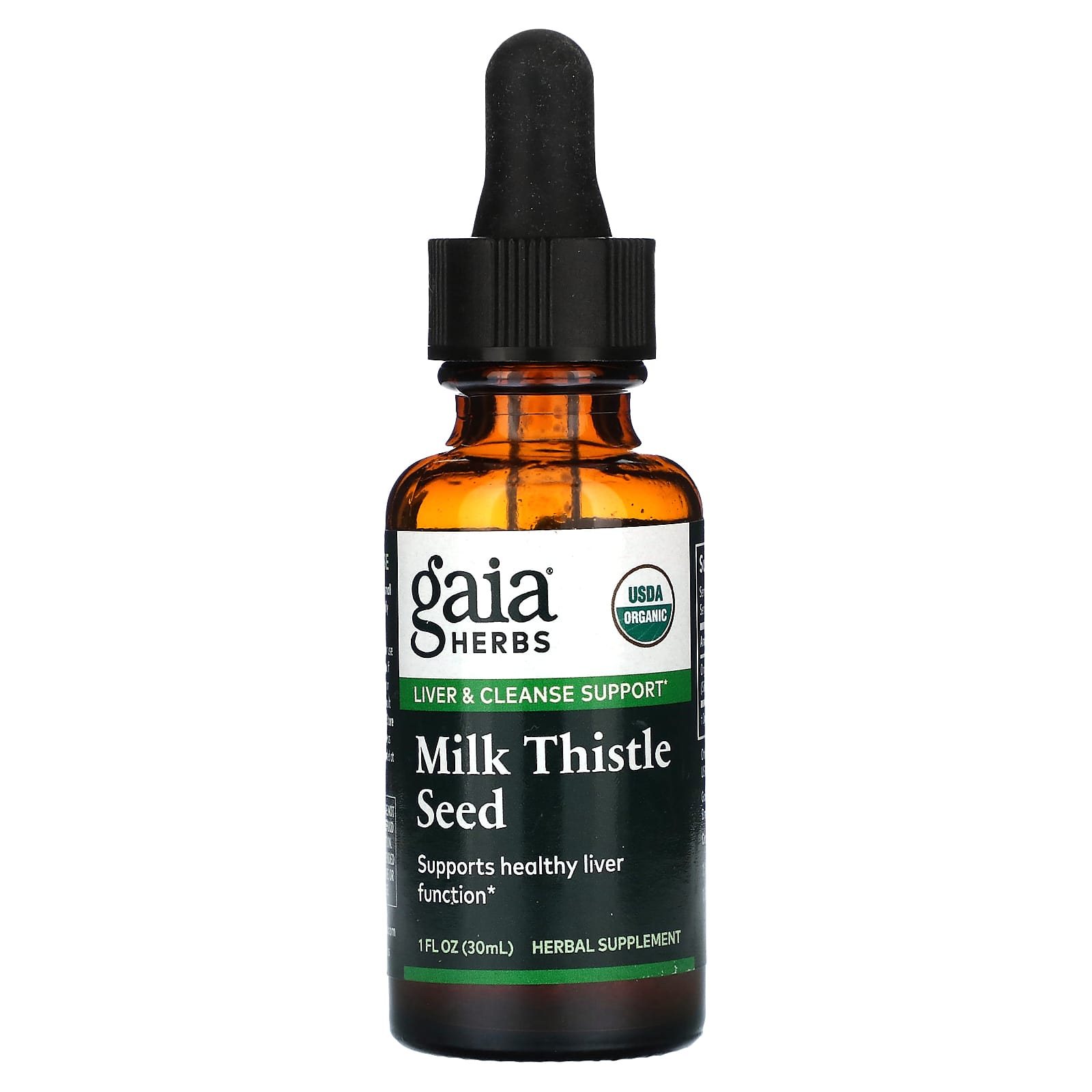 Gaia Herbs-Milk Thistle Seed-1 fl oz (30 ml)