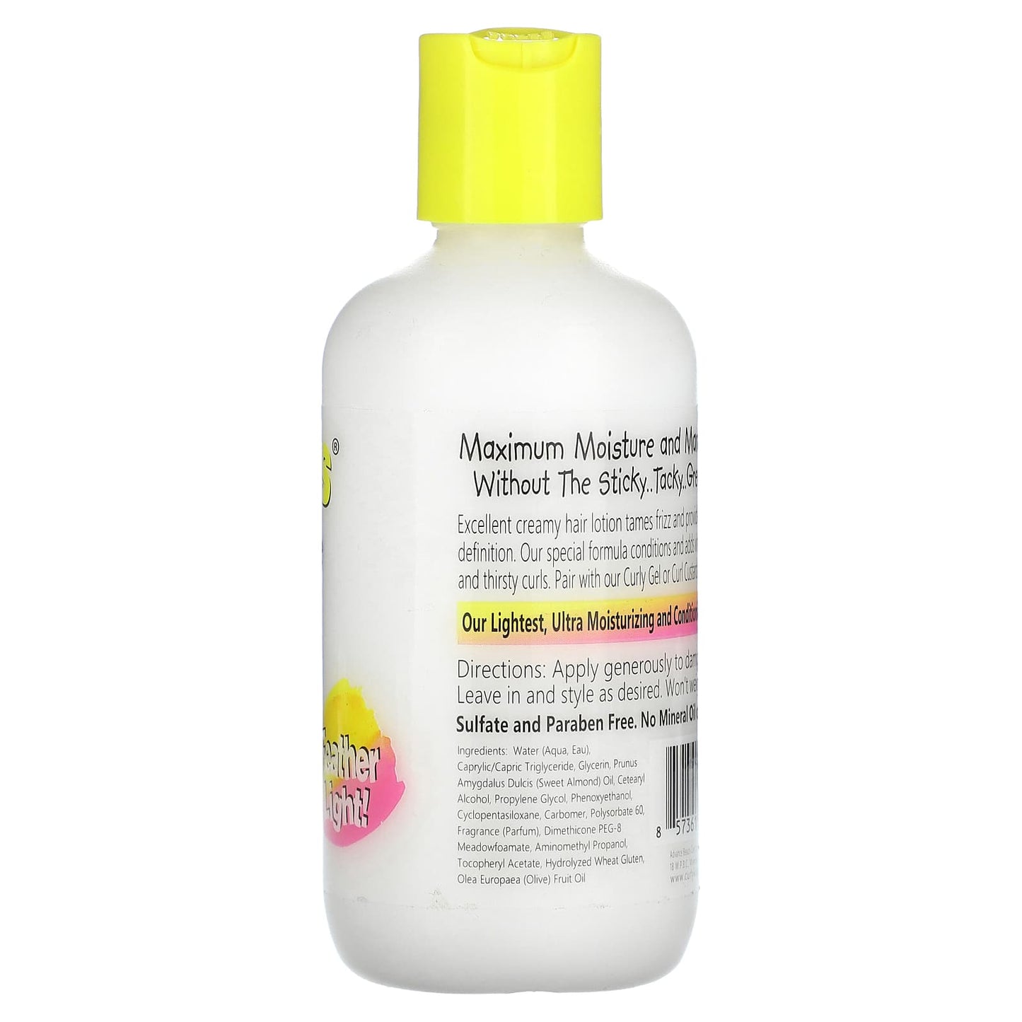 CurlyKids, Creamy Curl Defining Lotion, Feather Light, 6 fl oz (177 ml)