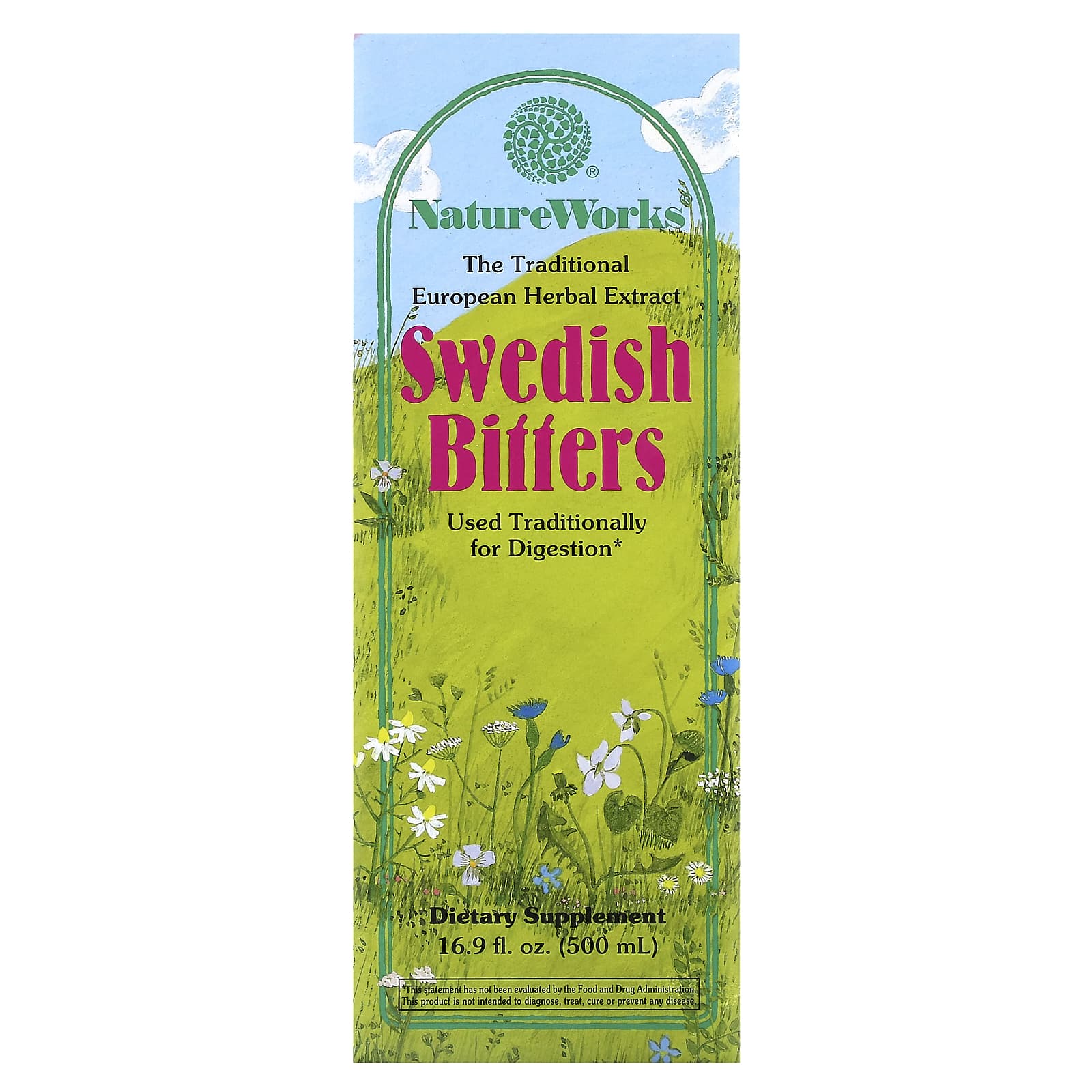 Nature's Way-NatureWorks-Swedish Bitters-16.9 fl oz (500 ml)