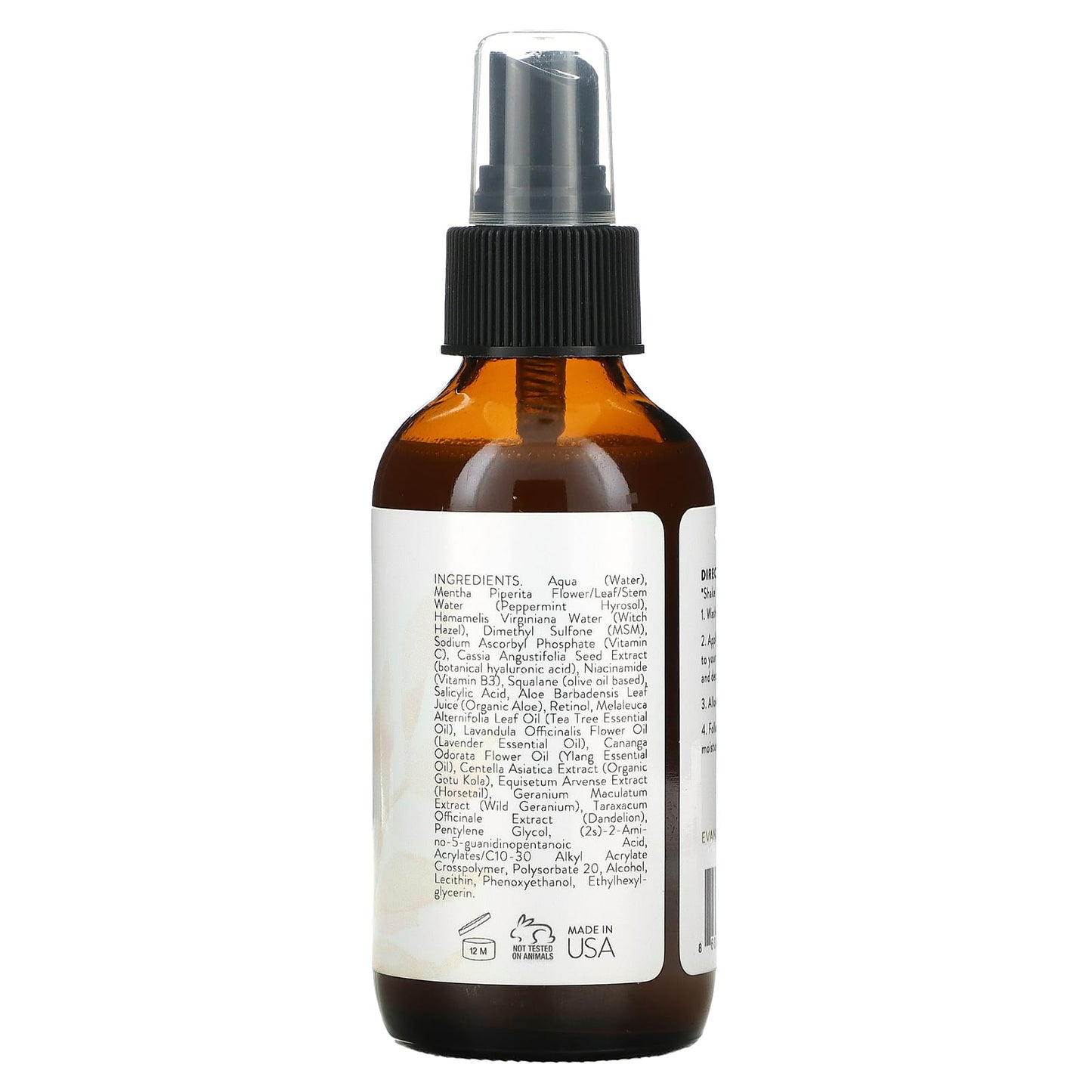 Eva Naturals, Skin Clearing Vitamin C + Toner, 4 oz (120 ml)