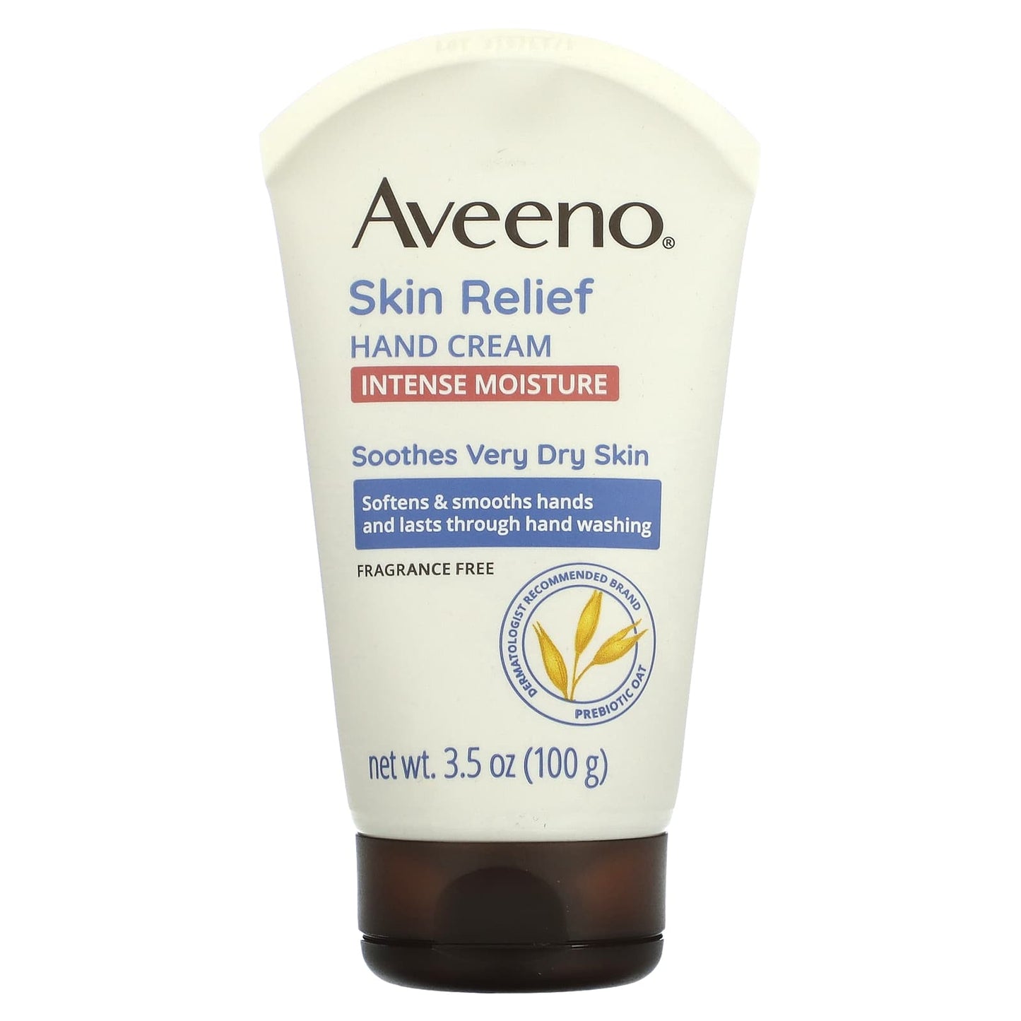 Aveeno-Skin Relief Hand Cream-Fragrance Free-3.5 oz (100 g)