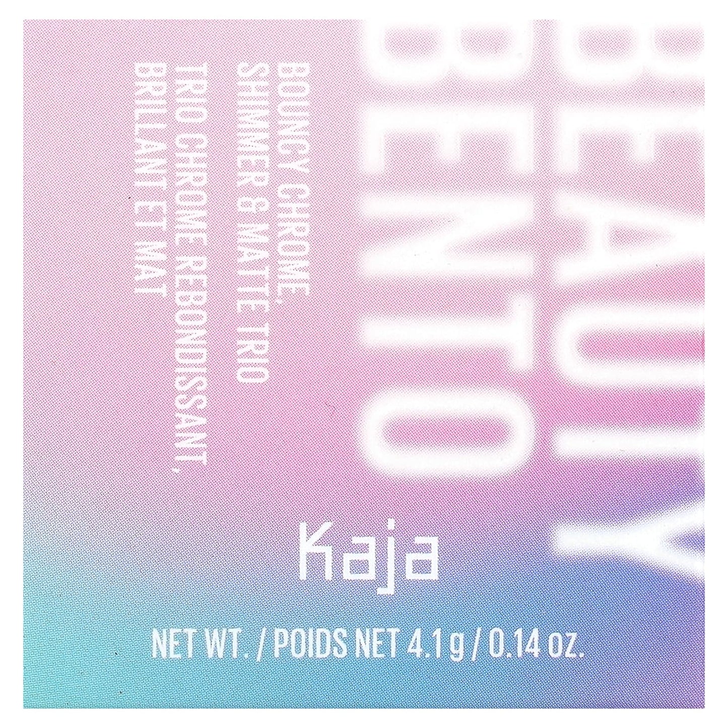 Kaja, Beauty Bento, Bouncy Chrome, Shimmer & Matte Trio, 17 Mauve Bouquet, 0.14 oz (4.1 g)