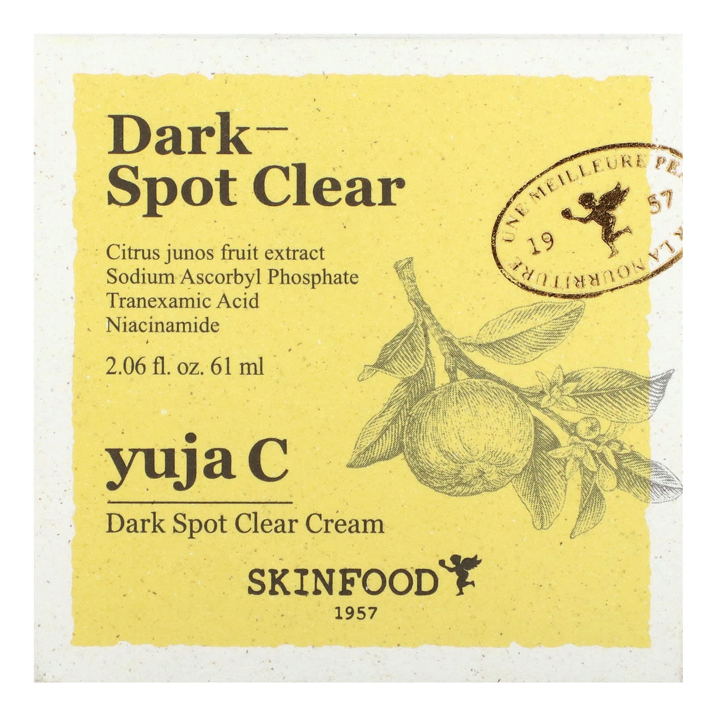 SKINFOOD, Yuja C, Dark Spot Clear Cream, 2.06 fl oz (61 ml)