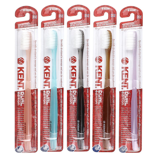 Kent-Ultra Soft Toothbrushes-Dual Edition-5 Toothbrushes