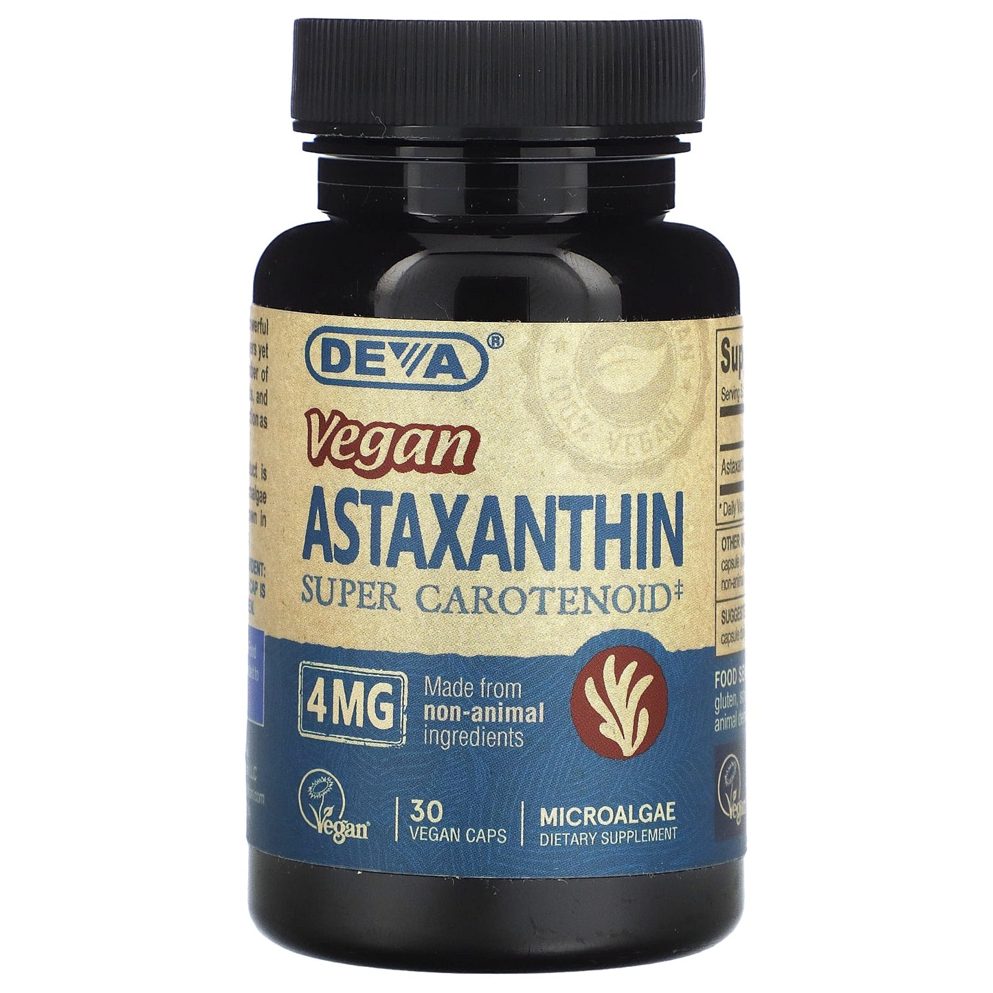 Deva-Vegan-Astaxanthin-4 mg-30 Vegan Caps