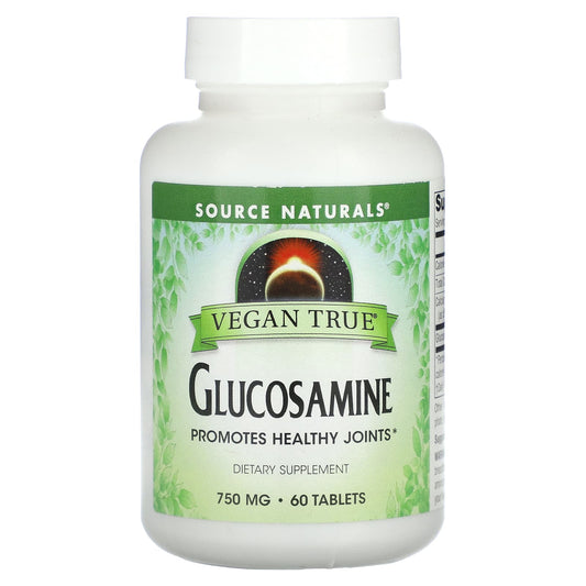 Source Naturals-Vegan True-Glucosamine-750 mg-60 Tablets